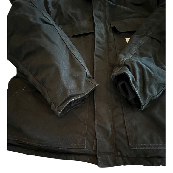 Carhartt Coat Duck Artic Quilt Lined Jacket SZ 46 R  X Large Black C03 BLK - Picture 6 of 11